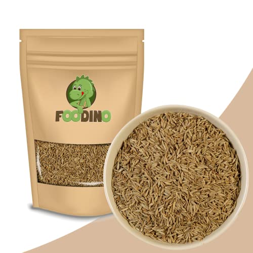 Kreuzkümmel ganz 1kg Kumin Cumin ganze Kreuzkümmelsamen 100% naturrein aromatisch intensiv Kreuz Kümmel Samen herzhaft würzig Cumin-Samen Gewürz in Rohkostqualität Premium Qualität FOODINO (1kg) von Foodino