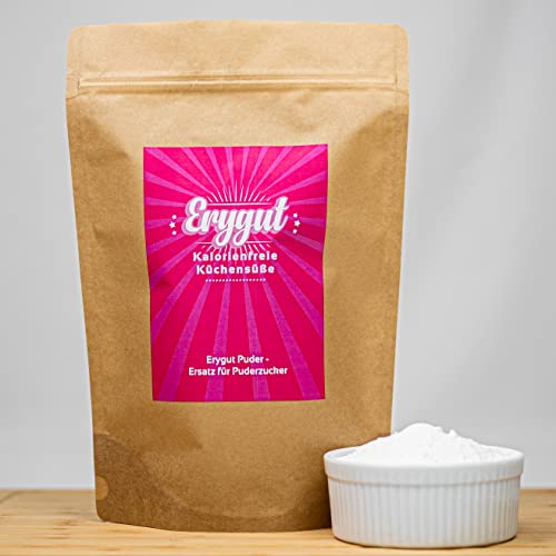 Erythrit Puder 700g von Erygut | kalorienfreier Zucker Ersatz aus Erythritol | Zuckeralternative für Diät und zum Abnehmen geeignet | Erithrit Light von Foodtastic