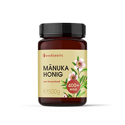Foodtastic Manuka Honig MGO 400+ 500g, zertifiziert aus Neuseeland, laborgeprüfter Manuka Honey Foodtastic Manuka Honig MGO 400+ 500g, zertifiziert aus Neuseeland, laborgeprüfter Manuka Honey von Foodtastic