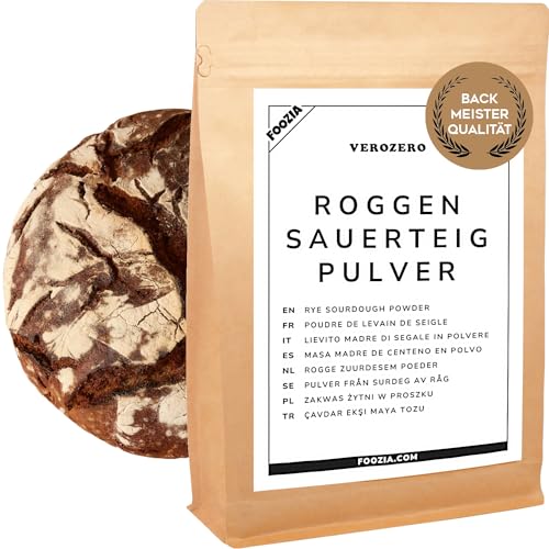 Roggensauerteig Pulver Sauerteigpulver Roggensauerteig Getrocknet in Bäcker Qualität aus Deutschland 500g von Foozia von Foozia