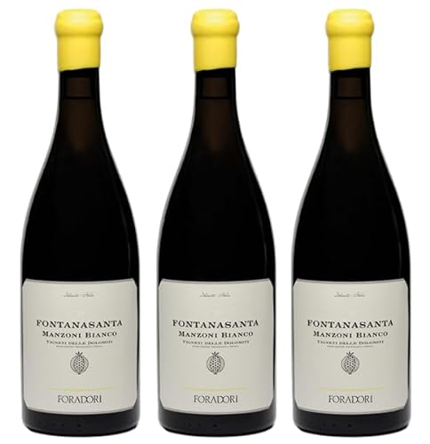 3x 0,75l - Foradori - Fontanasanta - Manzoni - Bianco - Vigneti delle Dolomiti I.G.P. - Trentino - Italien - Weißwein trocken von Foradori