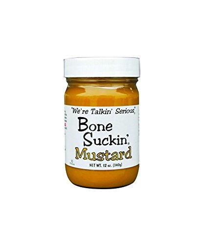 Knochen Suckin Produkt Mustard Sauce Regular Flavor 12 Unze (340g) von Fords Gourmet Foods 1 Packung von Bone Suckin' Sauce