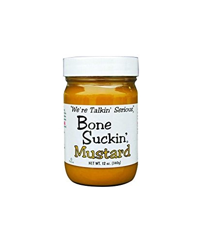 Knochen Suckin Produkt Mustard Sauce Regular Flavor 12 Unze (340g) von Fords Gourmet Foods 1 Packung von Bone Suckin'