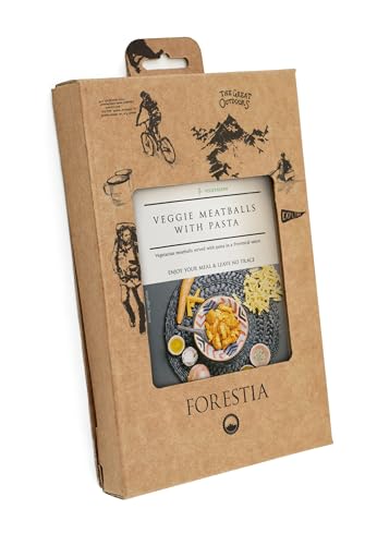 Forestia Gemüsebällchen mit Nudeln mit selbsterwärmendem Beutel leicht zubereitete Trekkingmahlzeit | Hauptgericht vegetarisch | lange haltbare Camping Notration Forestia Gemüsebällchen mit Nudeln mit selbsterwärmendem Beutel leicht zubereitete Trekkingmahlzeit | Hauptgericht vegetarisch | lange haltbare Camping Notration von Forestia