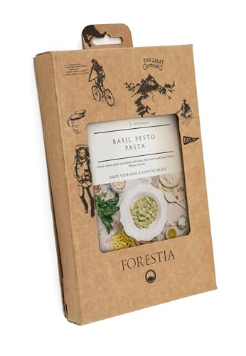 Forestia Nudeln mit Basilikumpesto mit selbsterwärmendem Beutel leicht zubereitete Trekkingmahlzeit | Hauptgericht vegetarisch | lange haltbare Camping Notration Forestia Nudeln mit Basilikumpesto mit selbsterwärmendem Beutel leicht zubereitete Trekkingmahlzeit | Hauptgericht vegetarisch | lange haltbare Camping Notration von Forestia