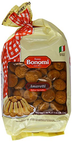 Forno Bonomi Amaretti 500g (italienisches Kaffee-Gebäck mit Aprikosenkernen) von Forno Bonomi