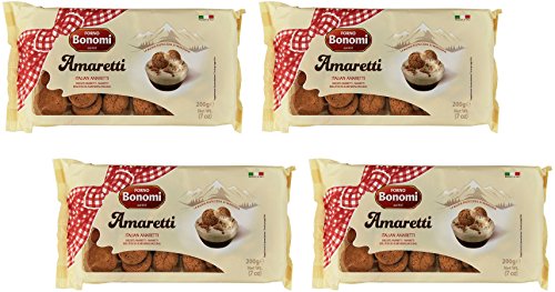 Forno Bonomi: "Amaretti" Kekse Amaretti, 200 g, 4 Stück, insgesamt 800 ml von Forno Bonomi