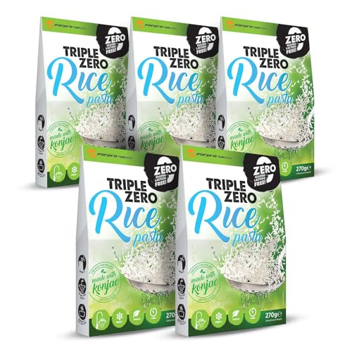 Forpro CarbControl 5er Packung Reis - Gesund, Kohlenhydratarm, Kalorienarme Konjac-Nudeln — Vollständig Gekocht und Verzehrfertig — Keto, Glutenfrei, Vegan und Paleo-Freundlich Forpro CarbControl 5er Packung Reis - Gesund, Kohlenhydratarm, Kalorienarme Konjac-Nudeln — Vollständig Gekocht und Verzehrfertig — Keto, Glutenfrei, Vegan und Paleo-Freundlich von Forpro CarbControl