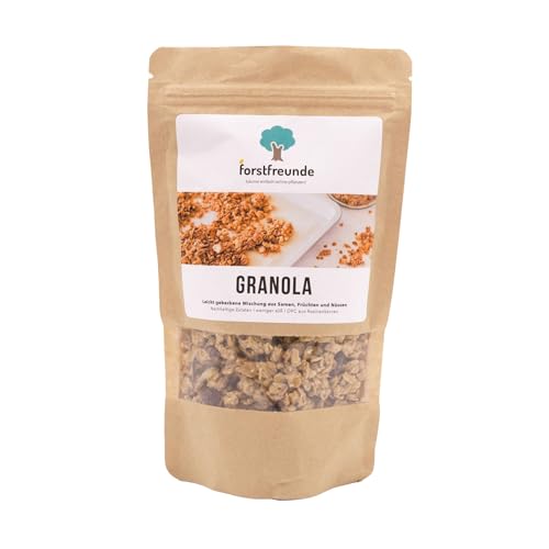 Granola: Müsli aus leicht gebackenen Samen, Früchten und Nüssen | 150g | von lokalen Bauern | nährstoffreich und knusprig | gesundes Frühstück | fair gehandelt Granola: Müsli aus leicht gebackenen Samen, Früchten und Nüssen | 150g | von lokalen Bauern | nährstoffreich und knusprig | gesundes Frühstück | fair gehandelt von Forstfreunde