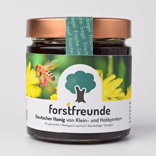 Honig aus Deutschland | 500g | Imker-Honig von Forstfreunde | beste, natürliche Qualität ohne Pestizide | von Klein- und Hobbyimkern aus dem Rheinland direkt verarbeitet | kalt geschleudert Honig aus Deutschland | 500g | Imker-Honig von Forstfreunde | beste, natürliche Qualität ohne Pestizide | von Klein- und Hobbyimkern aus dem Rheinland direkt verarbeitet | kalt geschleudert von Forstfreunde