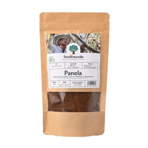 Panela aus Ecuador | Rohrzucker dunkel von Forstfreunde | 250g | beste, natürliche Qualität aus Südamerika | 100% unbehandelter Panela | vollmundig und karamellig | fein gemahlen | fair gehandelt Panela aus Ecuador | Rohrzucker dunkel von Forstfreunde | 250g | beste, natürliche Qualität aus Südamerika | 100% unbehandelter Panela | vollmundig und karamellig | fein gemahlen | fair gehandelt von Forstfreunde