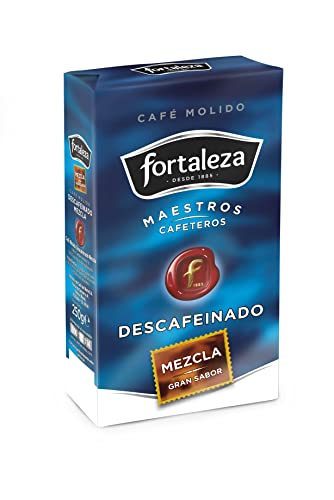 Entkoffeiniertgemahlener Kaffee GRAN SABOR 50% natürlich 50% geröstet mit Zucker 250gr von Fortaleza