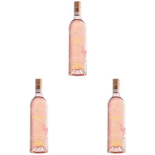 Fortant de France Merlot Rosé Edition Pays d'OC IGP HalbTrocken (1 x 0.75l) (Packung mit 3) von Fortant de France
