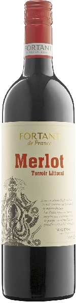 Fortant de France Merlot Pays d Oc IGP Terroir Littoral Jg. 2022