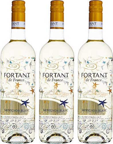 Fortant de France Sauvignon Blanc "serigraphiert" - Pays d'Oc IGP, 3er Pack (3 x 750 ml) von Fortant de France