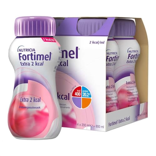 Fortimel Extra 2 Kcal Erdbeergeschmack 4X200 ml Fortimel Extra 2 Kcal Erdbeergeschmack 4X200 ml von Fortimel