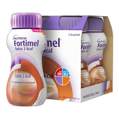 Fortimel Extra 2 Kcal Schokoladen-karamellgeschm. 4X200 ml von Fortimel