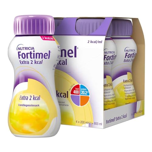 Fortimel Extra 2 Kcal Vanillegeschmack 4X200 ml von Fortimel