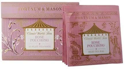 FORTNUM & Mason, Rose Pouchong, 15 seidige Teebeutel für ganze Blätter von Fortnum & Mason