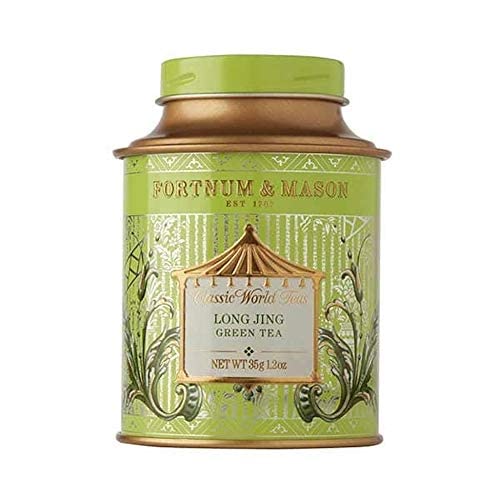 Fortnum & Mason British Tea, Long Jing Green Tea 35 g loser Tee in Geschenkdose (1 Packung) von Fortnum & Mason