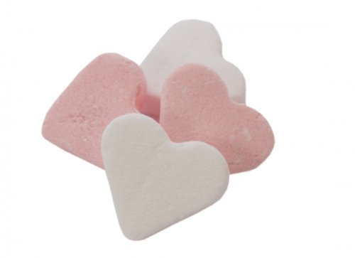 Rosa/Weisse Pfefferminz Herzen Menge:1000g Rosa/Weisse Pfefferminz Herzen Menge:1000g von Fortuin