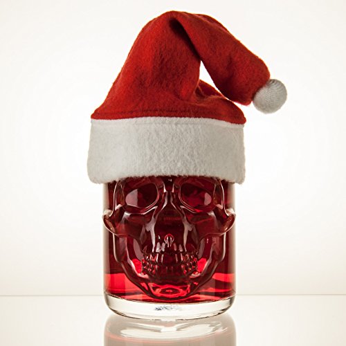 Absinthe Weihnachts-Sonderangebot Red Chili Head Absinthe - 55% vol. Alc. - 0,5 Liter inkl. Weihnachtsmütze von Fox Spirits