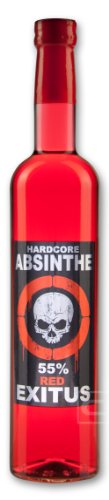 Premium Hardcore Absinth "Red Exitus" - 50cl - 55% vol. Alc. von Fox Spirits
