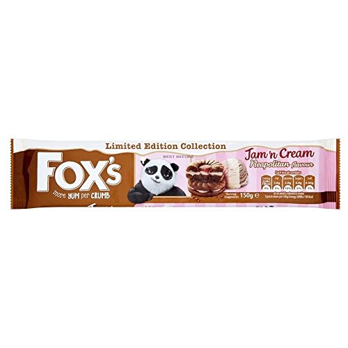 Fox 'Jam n' Cream (150 g) - Packung mit 6 von Fox's