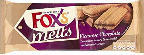 Fox Schokolade Wiener Melts (120g) - Packung mit 6 von Fox's