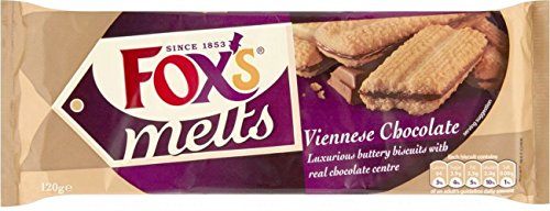 Fox Schokolade Wiener Melts (120g) - Packung mit 6 von Fox's (Biscuits)