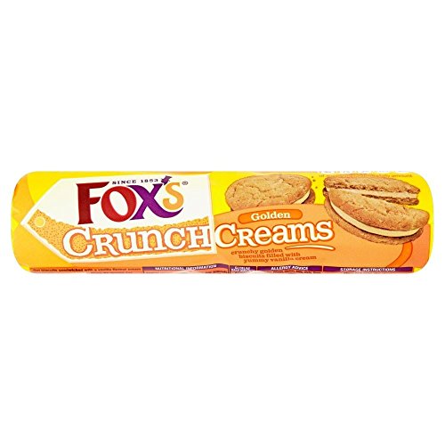 Fox Golden Crunch Cremes (168g) - Packung mit 6 von Fox's