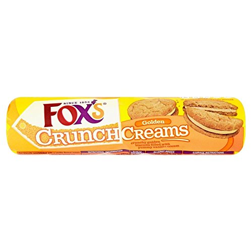 Fox Golden Crunch Cremes (168g) - Packung mit 6 von Fox's Biscuits