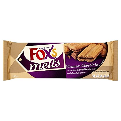 Fox Schokolade Wiener Melts (150g) - Packung mit 2 von Fox's