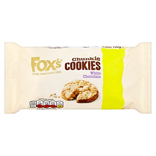 Fox's Chunkie Cookies White Chocolate 180g (9 x 180g) von Fox's