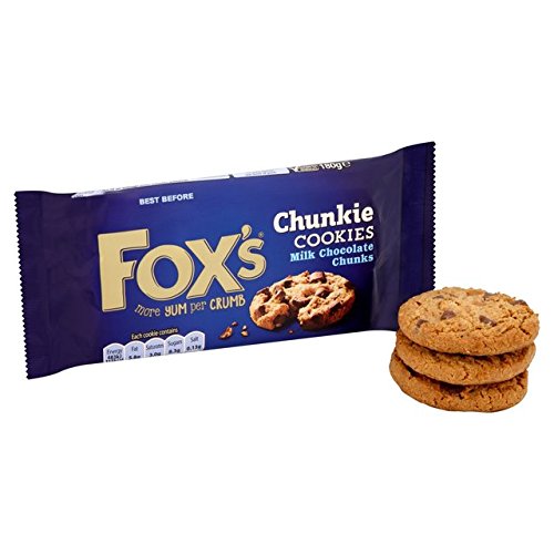 Fox's Delicious Cookies Milk Chocolate Chunks 175g von Fox's