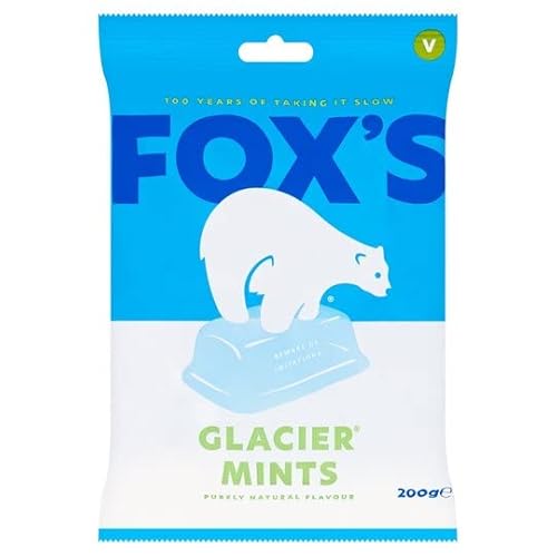 Fox's Glacier Mints Bonbons, hartgekocht, 200 g, 2 Stück von Fox's