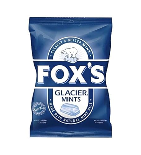 Fox's Glacier Minzbeutel, 200 g, 6 Stück von Fox's