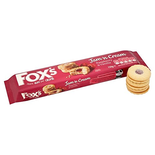 Fox's Jam 'n Cream Rings 150g von Fox's