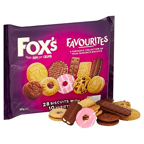 Fuchs Favoriten Kekse 365G (Packung mit 2) von Fox's