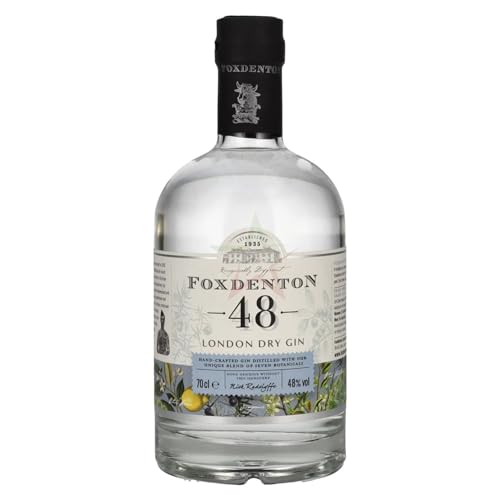 Foxdenton 48 London Dry Gin 48,00% 0,70 Liter Foxdenton 48 London Dry Gin 48,00% 0,70 Liter von Foxdenton