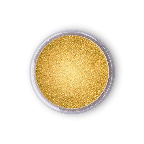 Essbare Staub perl Fractal - Sparkling Gold, Szikrázó arany (3,5 g) von Fractal