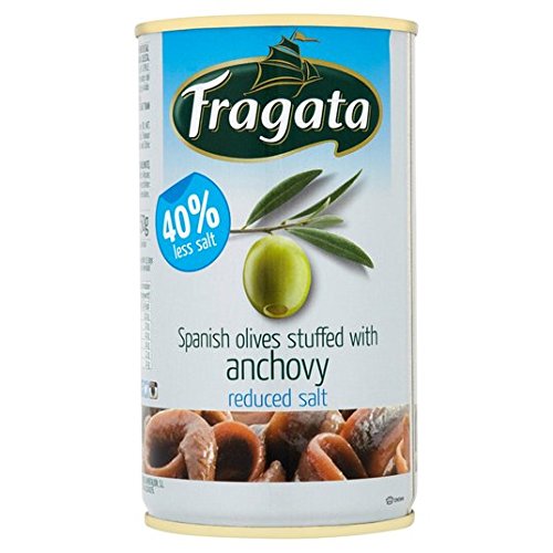 Fragata Oliven Mit Sardellen Reduziert Salz 350G Gestopft Fragata Oliven Mit Sardellen Reduziert Salz 350G Gestopft von Fragata