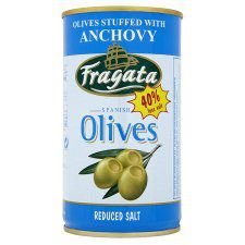 Fragata Reduced Salt Spanish Olives Stuffed With Anchovy 350G von Fragata