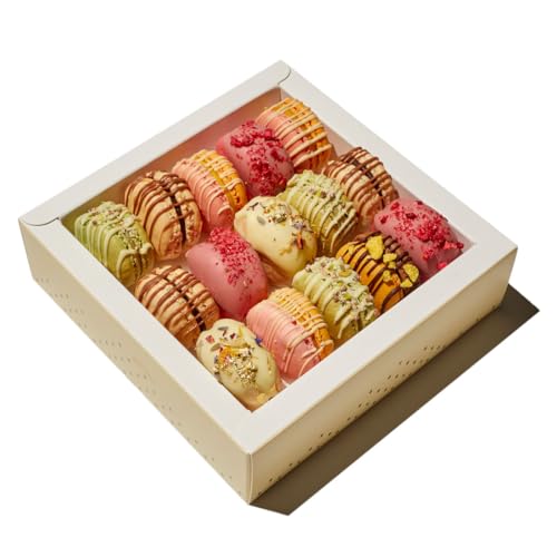 frailice Macarons Geschenkbox | Gemischte Sorten frischer Macarons | in liebevoller Handarbeit gefertigt | 15 Stück von Frailice