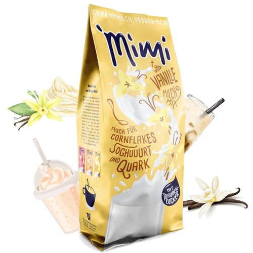 Mimi Milchmix Vanille 24 x 400g Milchmixgetränke - Nachfüllpack - Milchlösliches Getränkepulver Trinkpulver - Getränke-Mix zum Teilen mit der Familie von Fraix