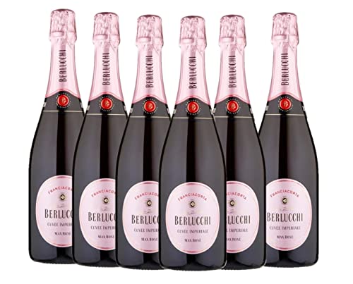 Berlucchi Max Rosé Franciacorta Cuvee Imperiale DOCG [ 6 FLASCHEN x 750ml ] von Franciacorta