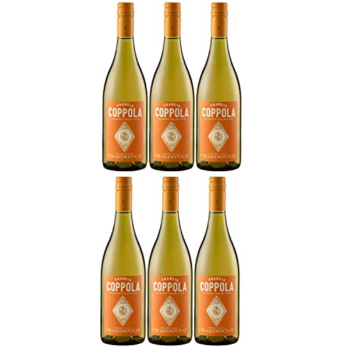 Francis Ford Coppola Diamond Collection Chardonnay Weißwein Wein trocken Nappa Valley Kalifornien I Visando Paket (6 x 0,75l) von Francis Ford Coppola