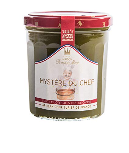 Francis Miot - Confiture artisanale - Handwerklich hergestellter Fruchtaufstrich 'Mystère du Chef' mit Aprikose, Mango, Pfirsich und Passionsfrucht - 340 g von MAISON FRANCIS MIOT