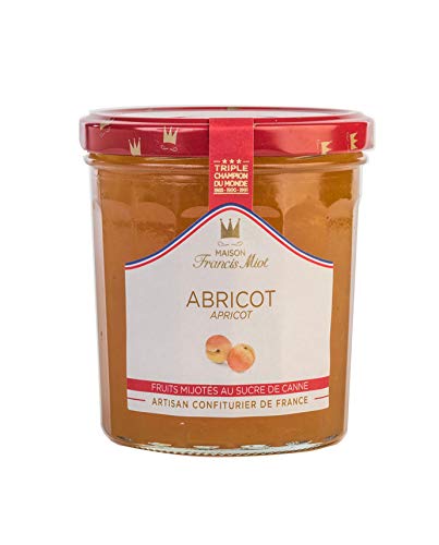 Francis Miot - Confiture artisanale - Handwerklich hergestellter Fruchtaufstrich mit Aprikose (60% Fruchtanteil) - 340 g von MAISON FRANCIS MIOT