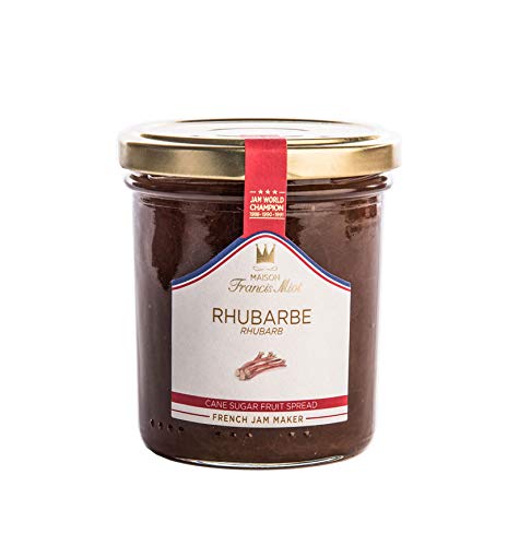 Francis Miot - Confiture artisanale - Handwerklich hergestellter Fruchtaufstrich mit Rhabarber - 220 g von Francis miot